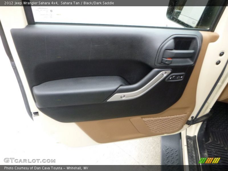 Sahara Tan / Black/Dark Saddle 2012 Jeep Wrangler Sahara 4x4