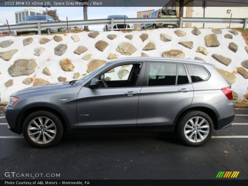 Space Gray Metallic / Black 2013 BMW X3 xDrive 28i