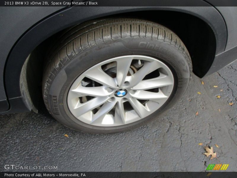 Space Gray Metallic / Black 2013 BMW X3 xDrive 28i