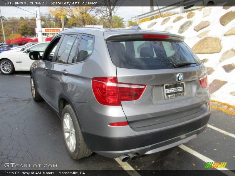 Space Gray Metallic / Black 2013 BMW X3 xDrive 28i