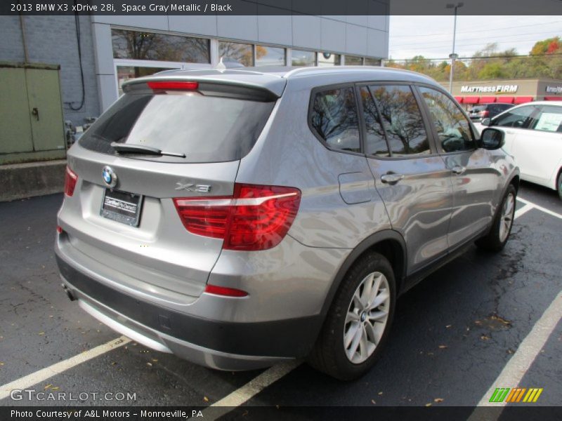 Space Gray Metallic / Black 2013 BMW X3 xDrive 28i