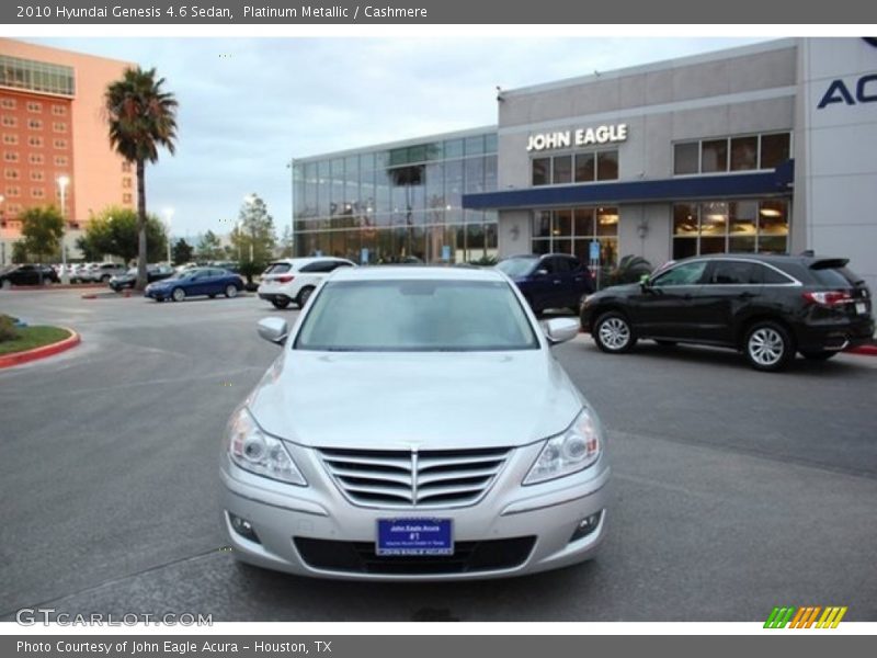 Platinum Metallic / Cashmere 2010 Hyundai Genesis 4.6 Sedan