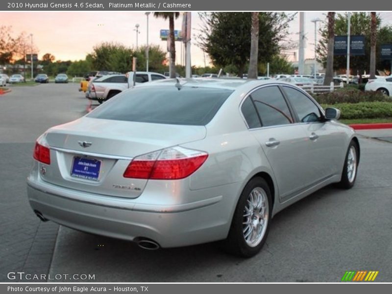 Platinum Metallic / Cashmere 2010 Hyundai Genesis 4.6 Sedan
