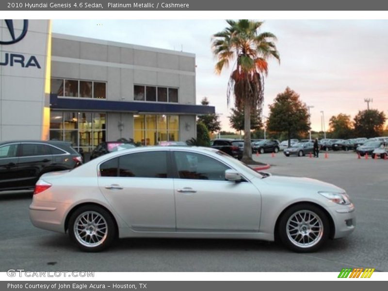 Platinum Metallic / Cashmere 2010 Hyundai Genesis 4.6 Sedan