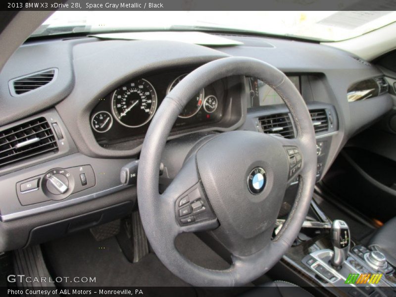 Space Gray Metallic / Black 2013 BMW X3 xDrive 28i