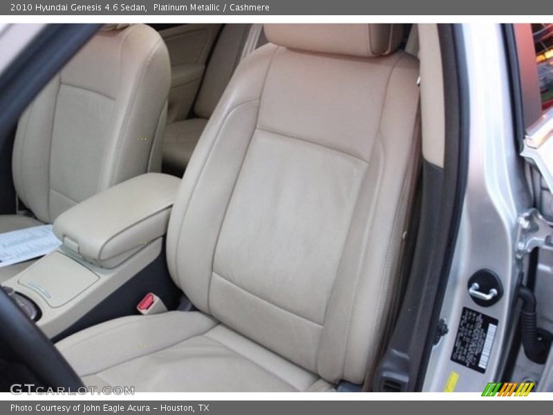 Platinum Metallic / Cashmere 2010 Hyundai Genesis 4.6 Sedan