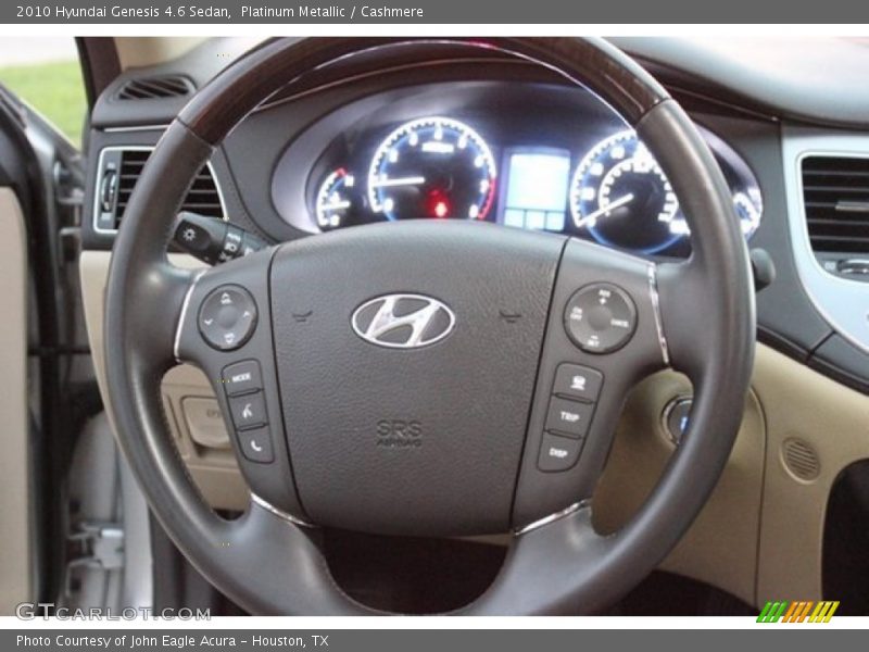 Platinum Metallic / Cashmere 2010 Hyundai Genesis 4.6 Sedan