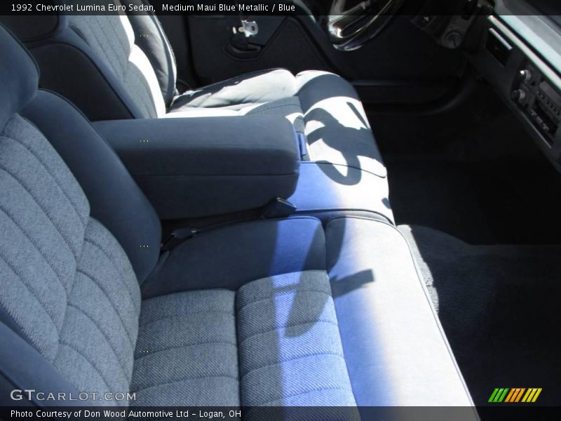 Medium Maui Blue Metallic / Blue 1992 Chevrolet Lumina Euro Sedan