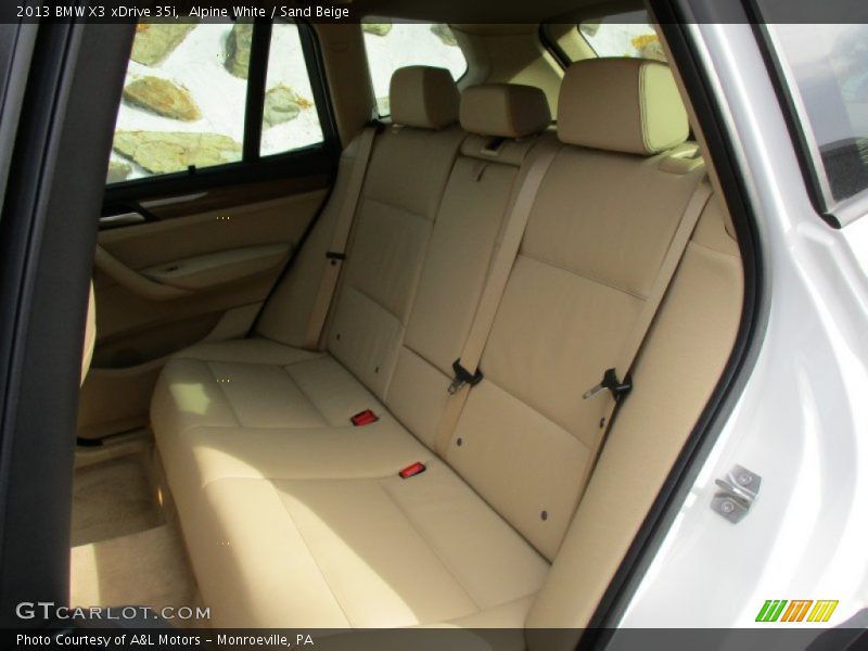 Alpine White / Sand Beige 2013 BMW X3 xDrive 35i
