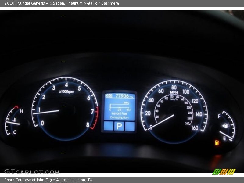 Platinum Metallic / Cashmere 2010 Hyundai Genesis 4.6 Sedan
