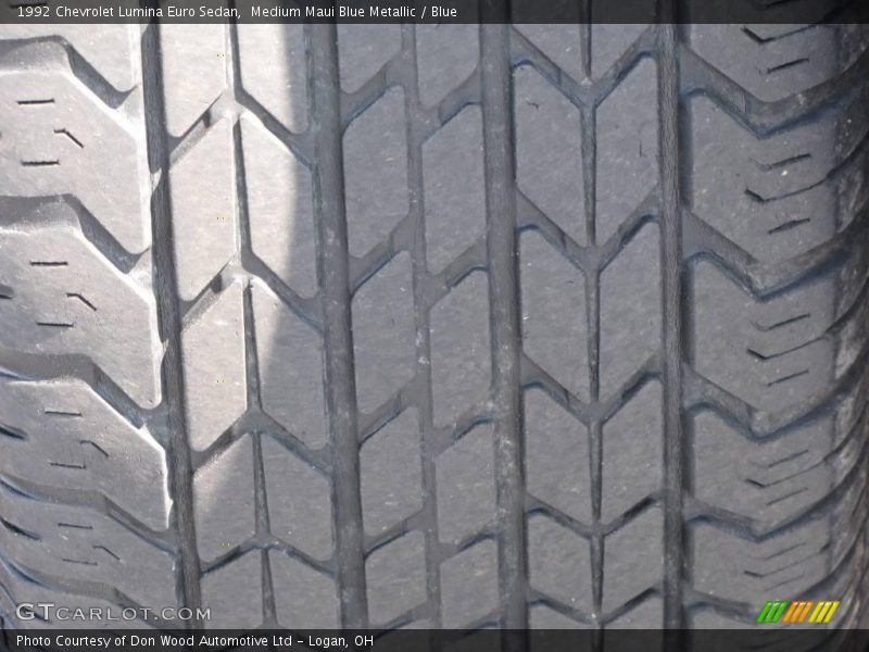 Medium Maui Blue Metallic / Blue 1992 Chevrolet Lumina Euro Sedan