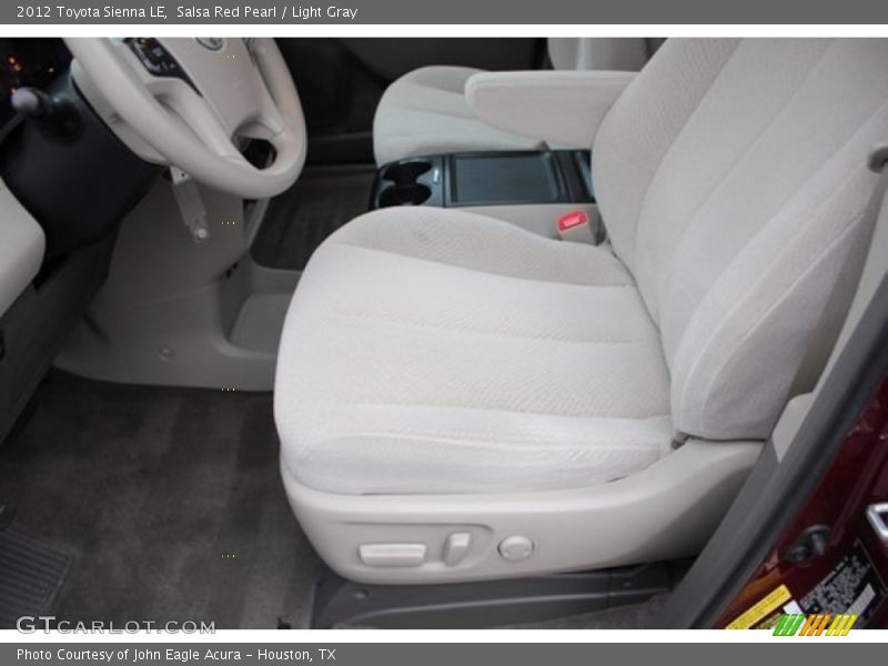 Salsa Red Pearl / Light Gray 2012 Toyota Sienna LE