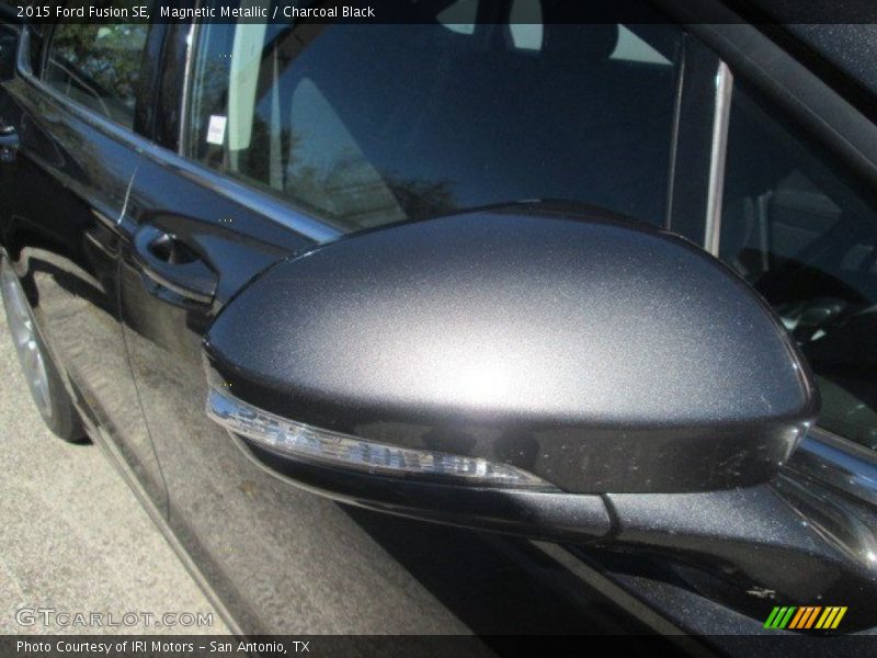 Magnetic Metallic / Charcoal Black 2015 Ford Fusion SE