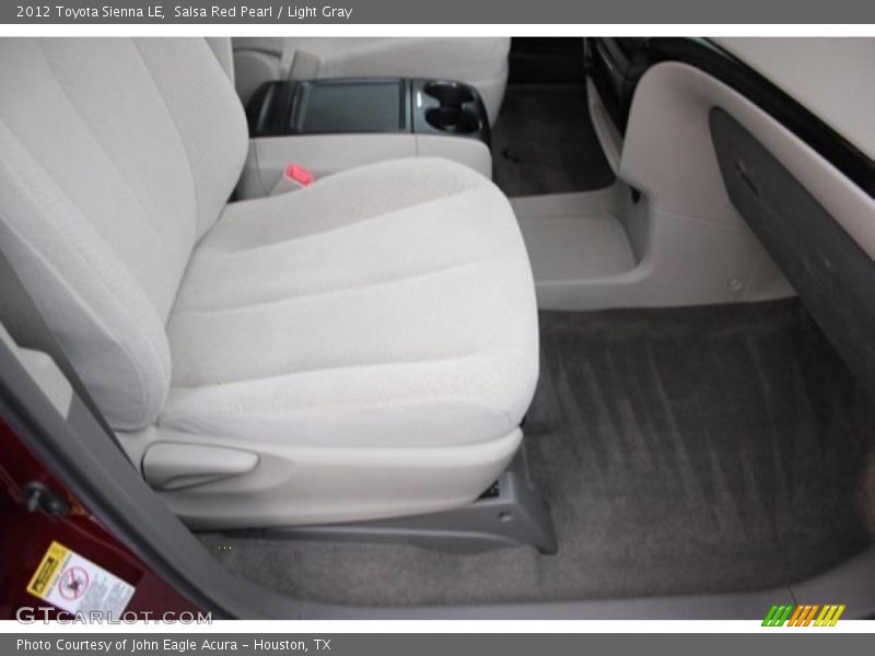 Salsa Red Pearl / Light Gray 2012 Toyota Sienna LE
