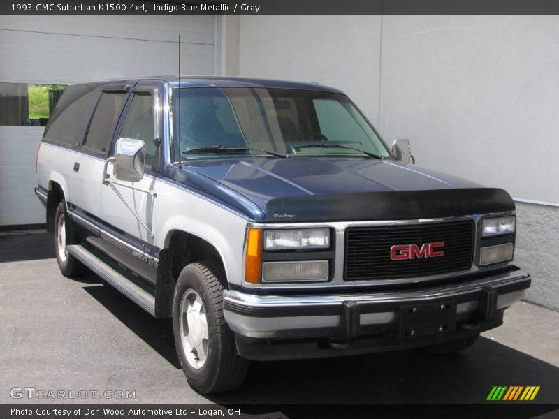 Indigo Blue Metallic / Gray 1993 GMC Suburban K1500 4x4
