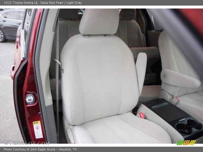 Salsa Red Pearl / Light Gray 2012 Toyota Sienna LE
