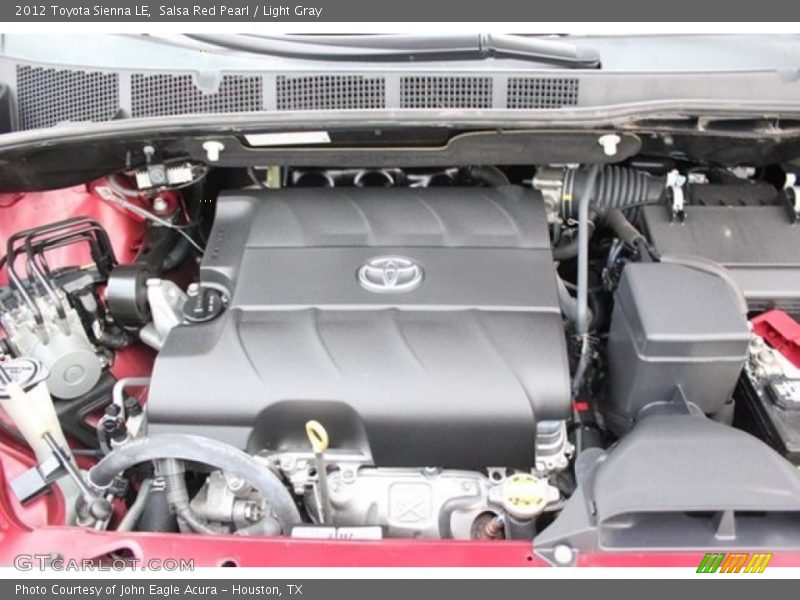 Salsa Red Pearl / Light Gray 2012 Toyota Sienna LE