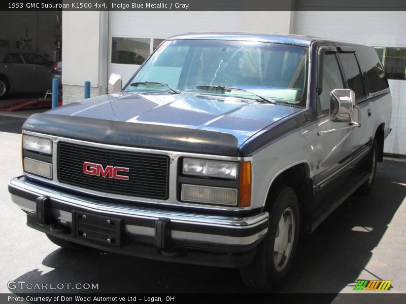 Indigo Blue Metallic / Gray 1993 GMC Suburban K1500 4x4