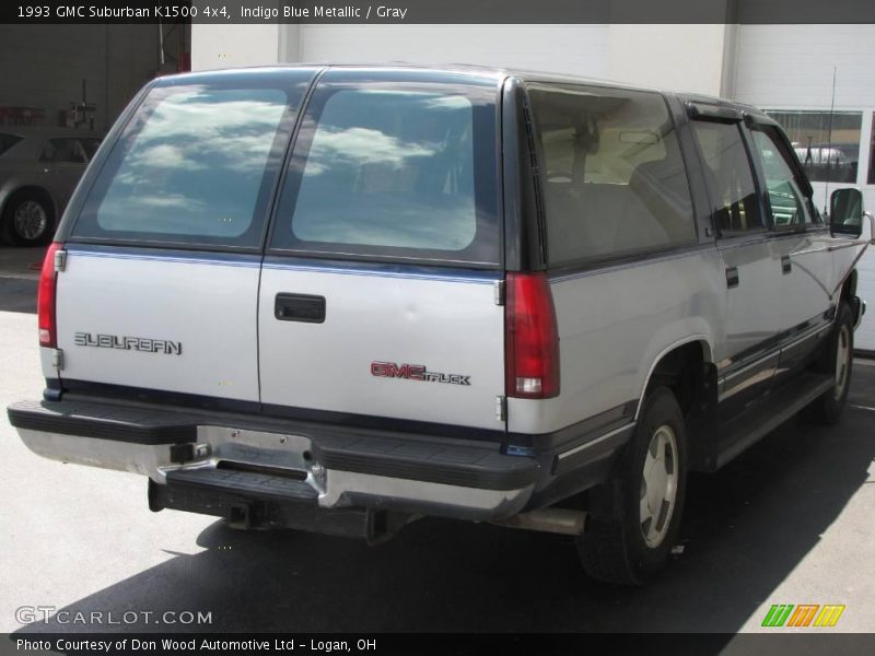 Indigo Blue Metallic / Gray 1993 GMC Suburban K1500 4x4