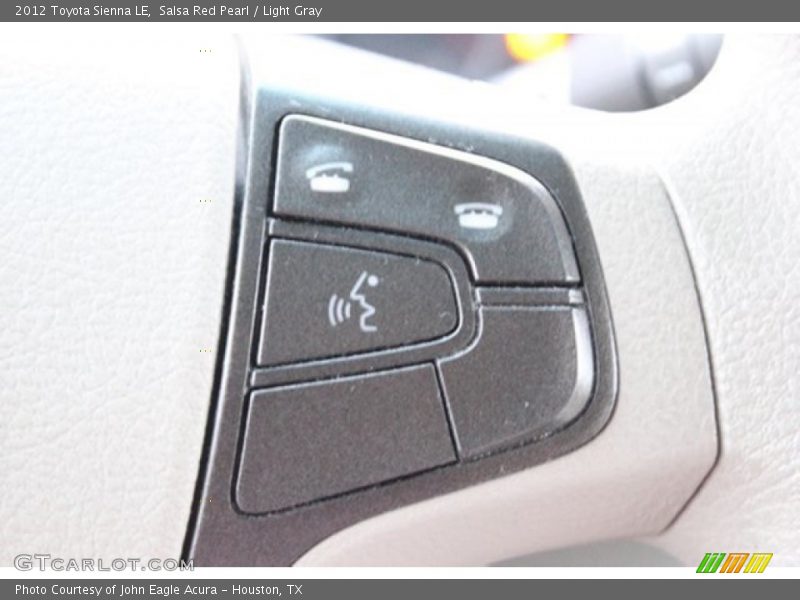 Salsa Red Pearl / Light Gray 2012 Toyota Sienna LE