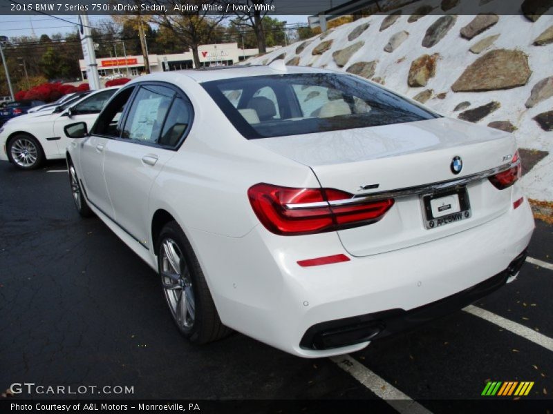 Alpine White / Ivory White 2016 BMW 7 Series 750i xDrive Sedan