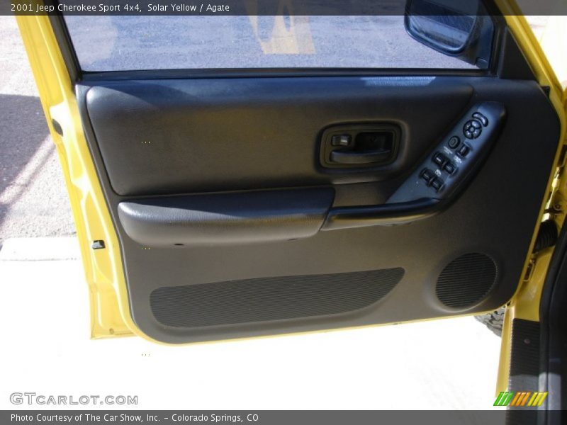 Solar Yellow / Agate 2001 Jeep Cherokee Sport 4x4