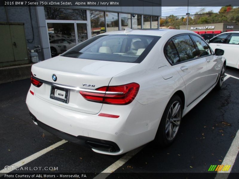 Alpine White / Ivory White 2016 BMW 7 Series 750i xDrive Sedan