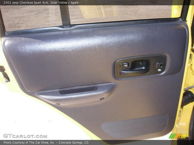 Solar Yellow / Agate 2001 Jeep Cherokee Sport 4x4