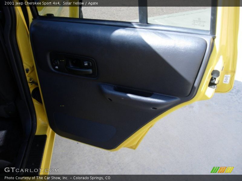 Solar Yellow / Agate 2001 Jeep Cherokee Sport 4x4
