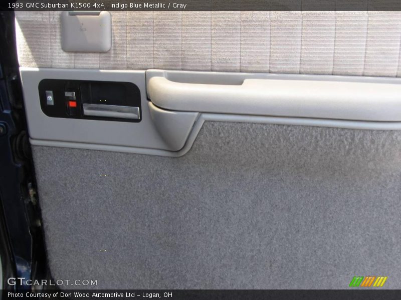 Indigo Blue Metallic / Gray 1993 GMC Suburban K1500 4x4
