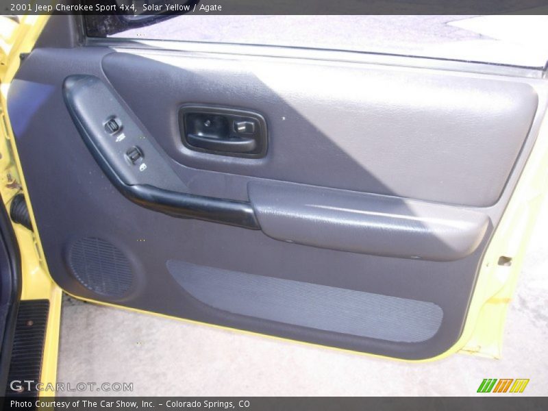Solar Yellow / Agate 2001 Jeep Cherokee Sport 4x4