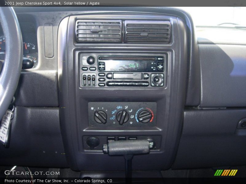 Solar Yellow / Agate 2001 Jeep Cherokee Sport 4x4