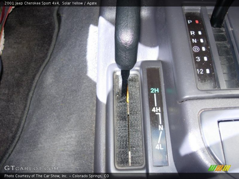 Solar Yellow / Agate 2001 Jeep Cherokee Sport 4x4