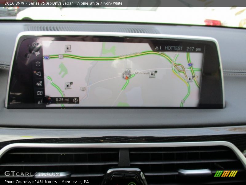 Navigation of 2016 7 Series 750i xDrive Sedan