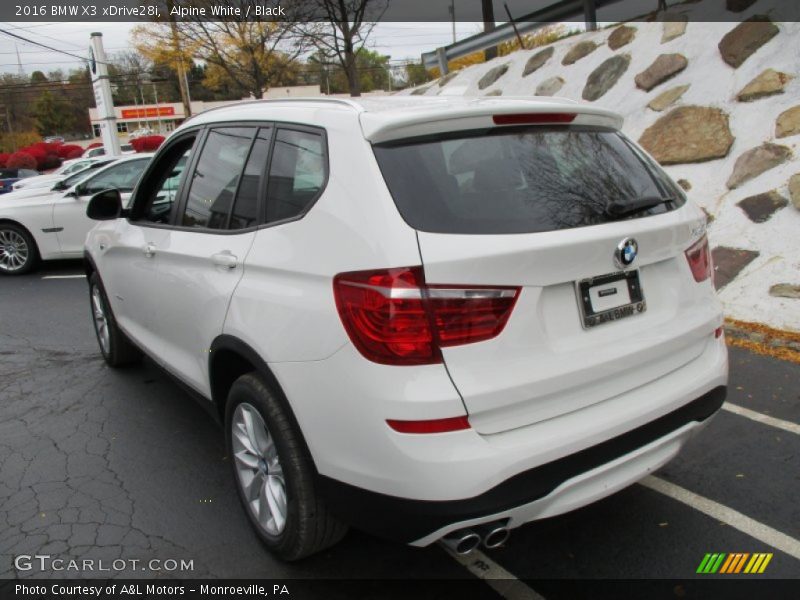 Alpine White / Black 2016 BMW X3 xDrive28i