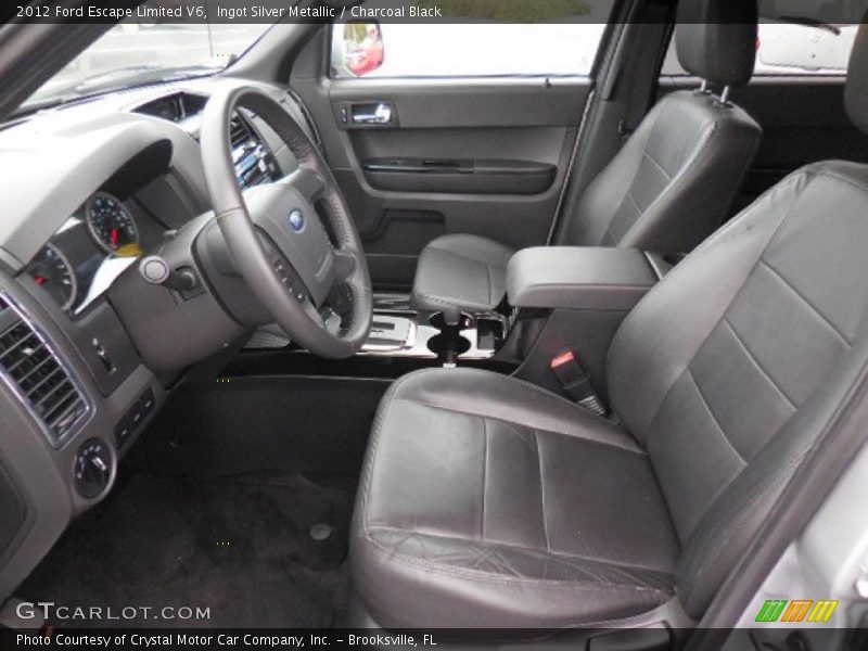 Ingot Silver Metallic / Charcoal Black 2012 Ford Escape Limited V6