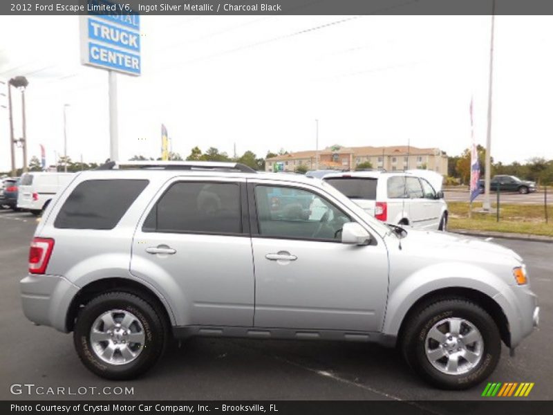 Ingot Silver Metallic / Charcoal Black 2012 Ford Escape Limited V6
