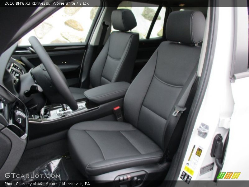 Alpine White / Black 2016 BMW X3 xDrive28i