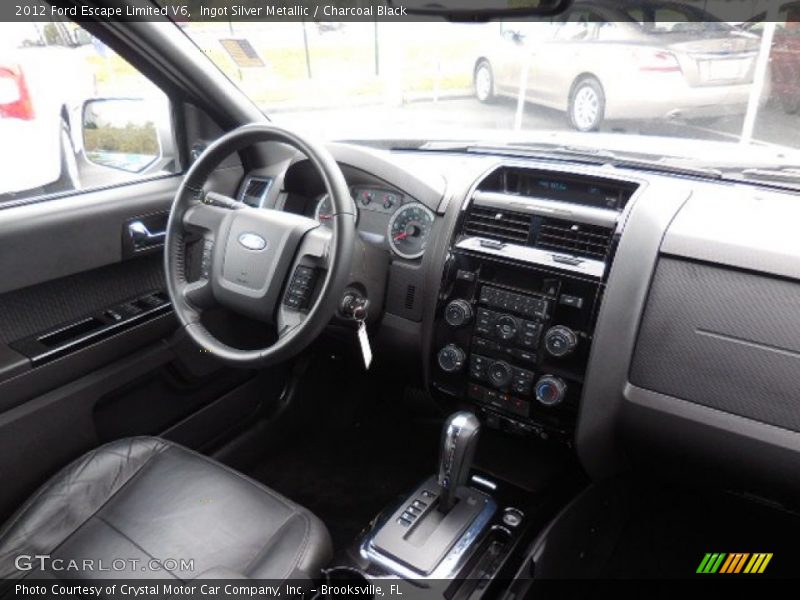 Ingot Silver Metallic / Charcoal Black 2012 Ford Escape Limited V6