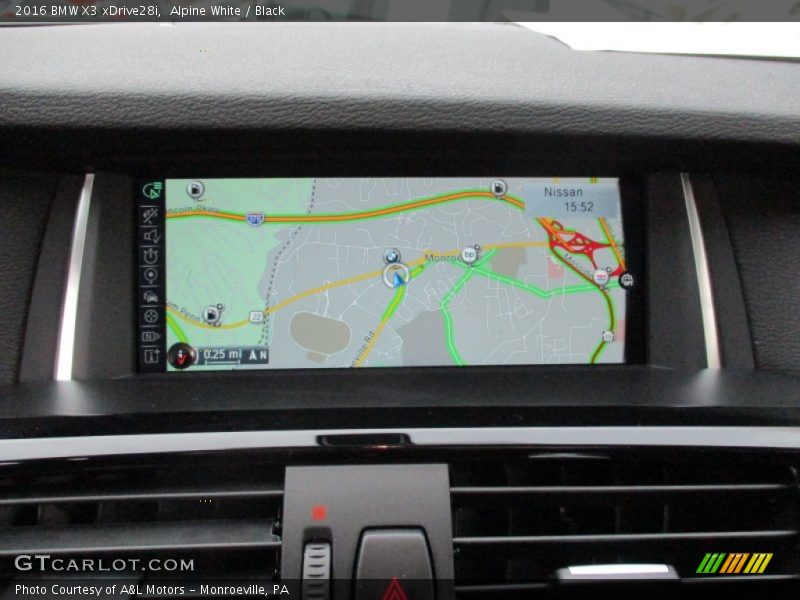 Alpine White / Black 2016 BMW X3 xDrive28i