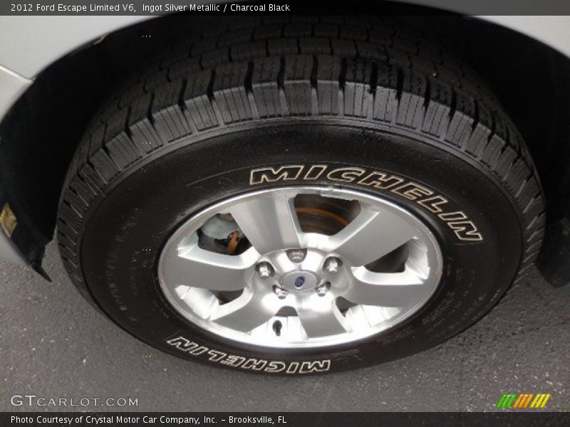 Ingot Silver Metallic / Charcoal Black 2012 Ford Escape Limited V6