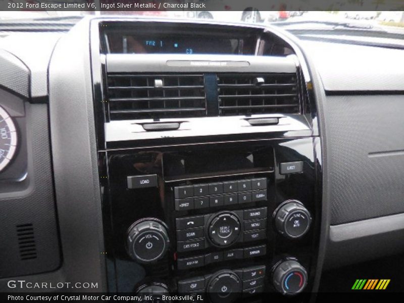 Ingot Silver Metallic / Charcoal Black 2012 Ford Escape Limited V6