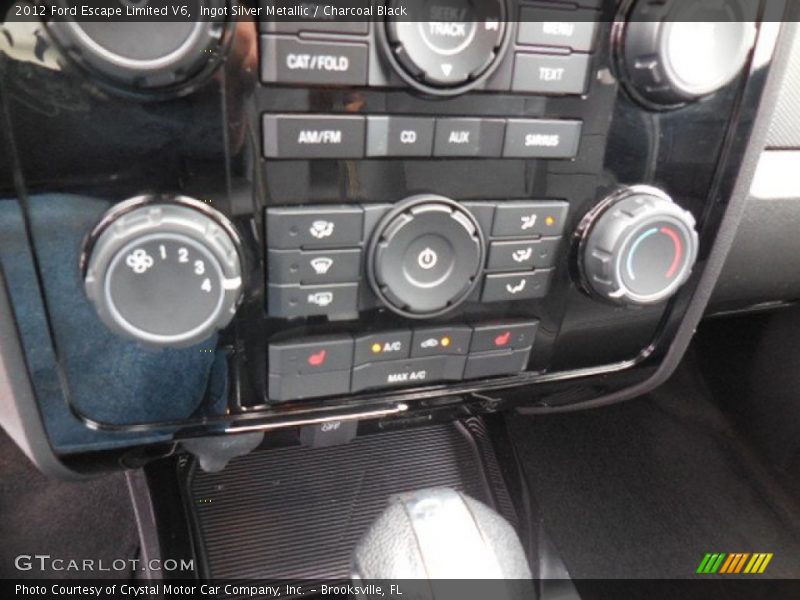 Ingot Silver Metallic / Charcoal Black 2012 Ford Escape Limited V6