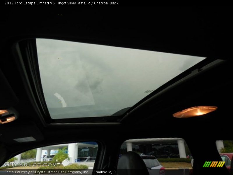 Ingot Silver Metallic / Charcoal Black 2012 Ford Escape Limited V6