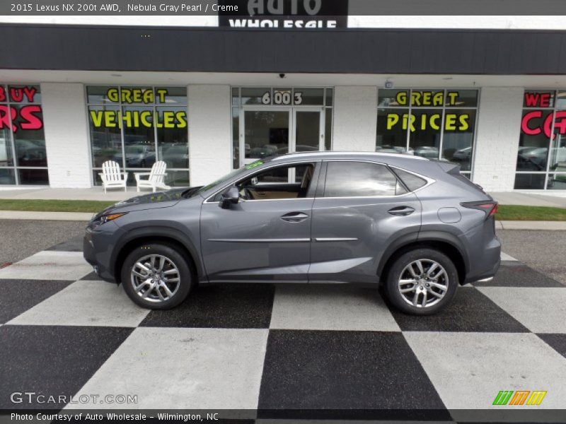 Nebula Gray Pearl / Creme 2015 Lexus NX 200t AWD