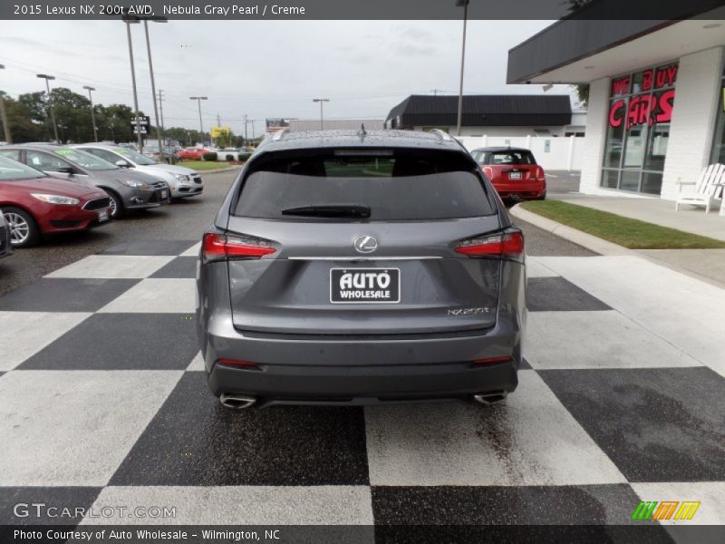 Nebula Gray Pearl / Creme 2015 Lexus NX 200t AWD