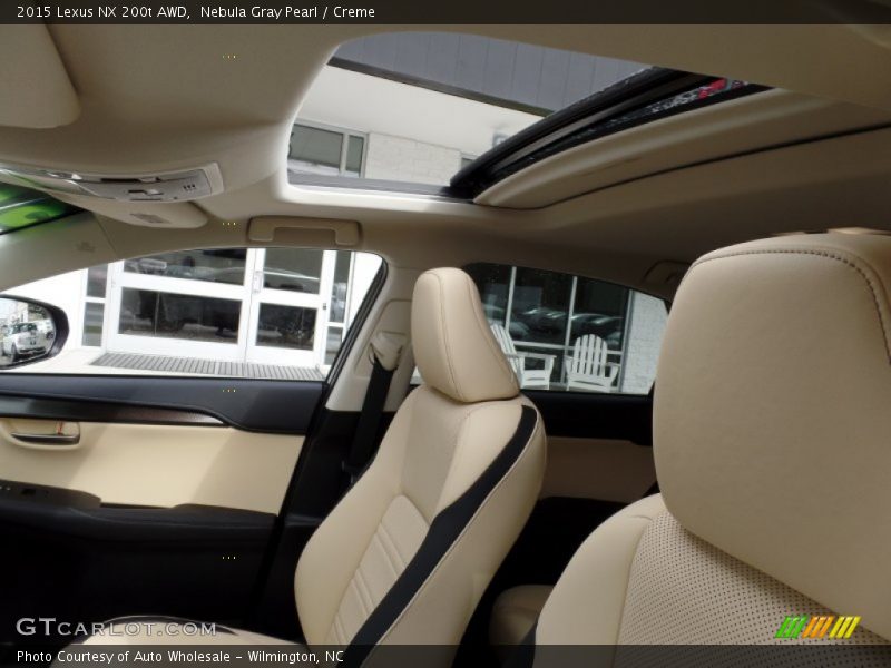 Nebula Gray Pearl / Creme 2015 Lexus NX 200t AWD