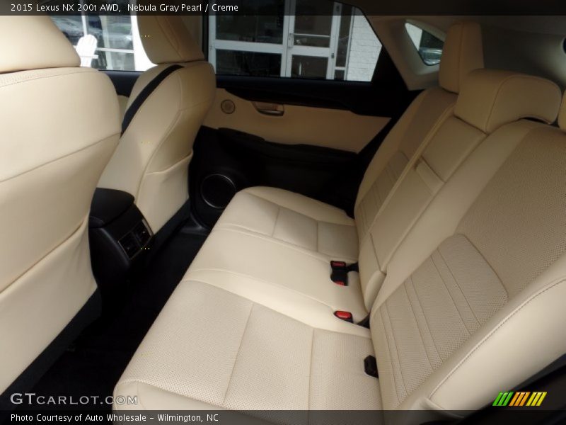 Rear Seat of 2015 NX 200t AWD