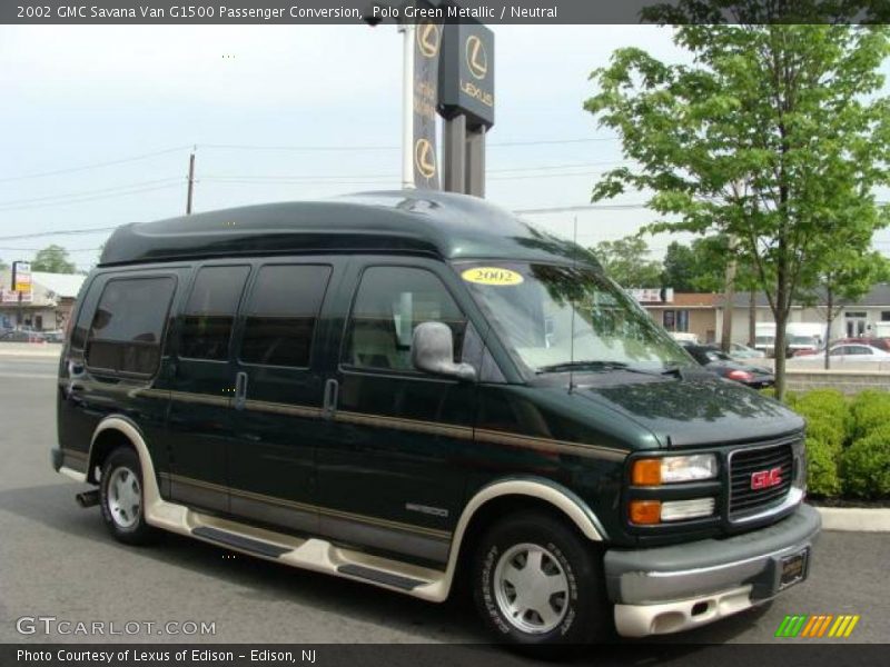 Polo Green Metallic / Neutral 2002 GMC Savana Van G1500 Passenger Conversion