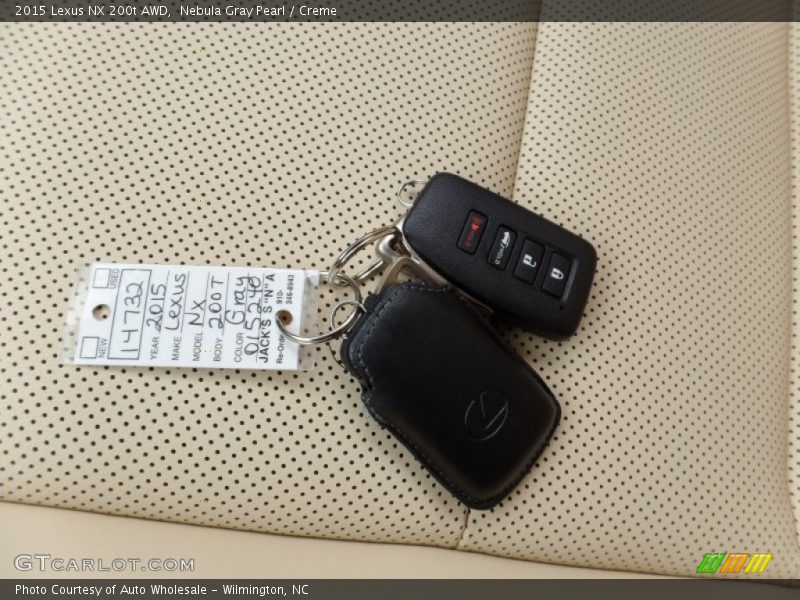 Nebula Gray Pearl / Creme 2015 Lexus NX 200t AWD